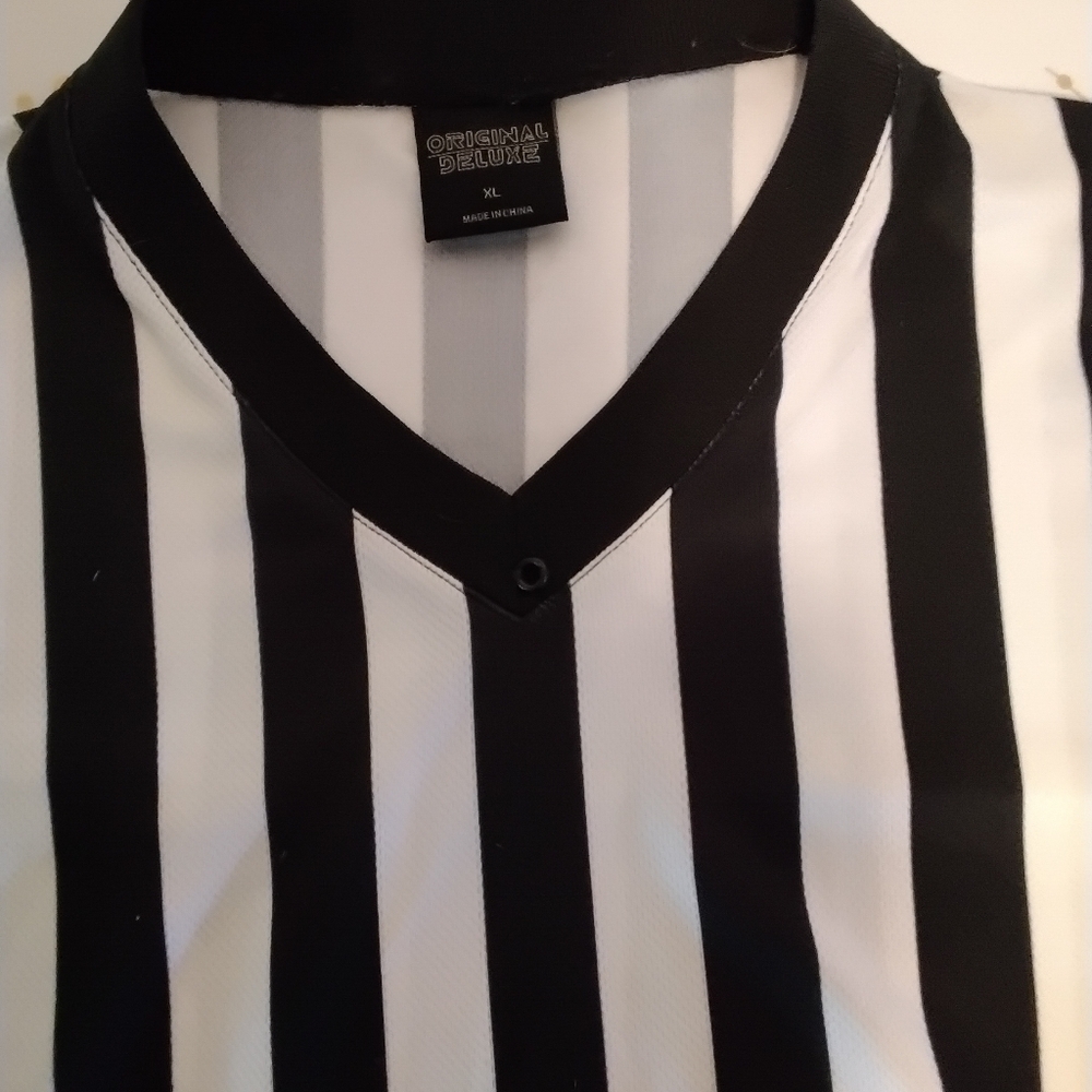 Original Deluxe Monochrome Striped V-Neck Top